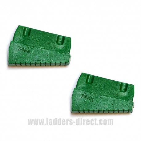 PAIR OF 50MM X 20MM REPLACEMENT LADDER STEP LADDER FEET 