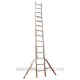 Clow EN131 Professional Window Cleaners Aluminium Double Extension Ladder stabiliser open