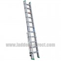 Clow EN131 Professional Aluminium Double Extension Ladder