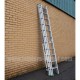 Clow EN131 Professional Aluminium Triple Section Extension Ladder 