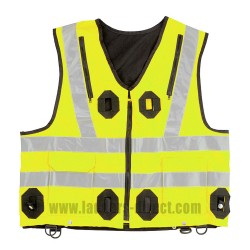 Integrated Hi-Visibility Vest - Yellow