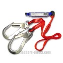 Clow Energy Absorber with Double Webbing Lanyard and Snap Hook