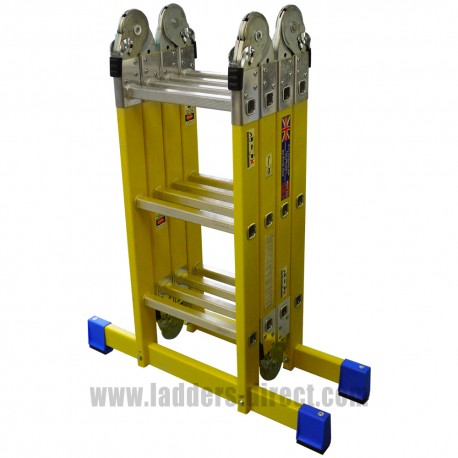 Glassfibre Folding Multi-Function Ladder to EN131 fully closed