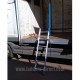 Clow Vehicle Access Ladder against lorry right profile view