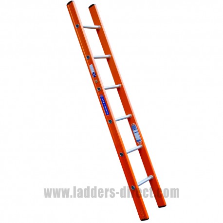 Aluglas Glassfibre Ladder (Single Section) to BS EN131