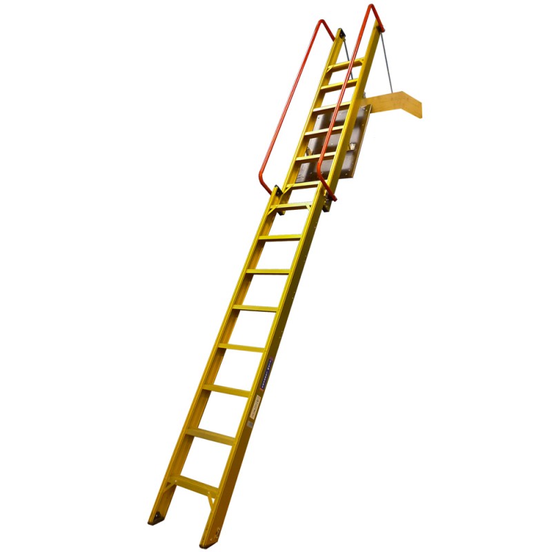 Clow Heavy Duty Sliding Loft Ladder