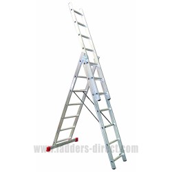 Clow EN131 Professional Reach-A-Light Combination Ladder