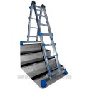 Clow EN131 Professional Folding Telescopic Step Ladder